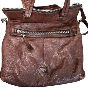 Brown FOSSIL Tote